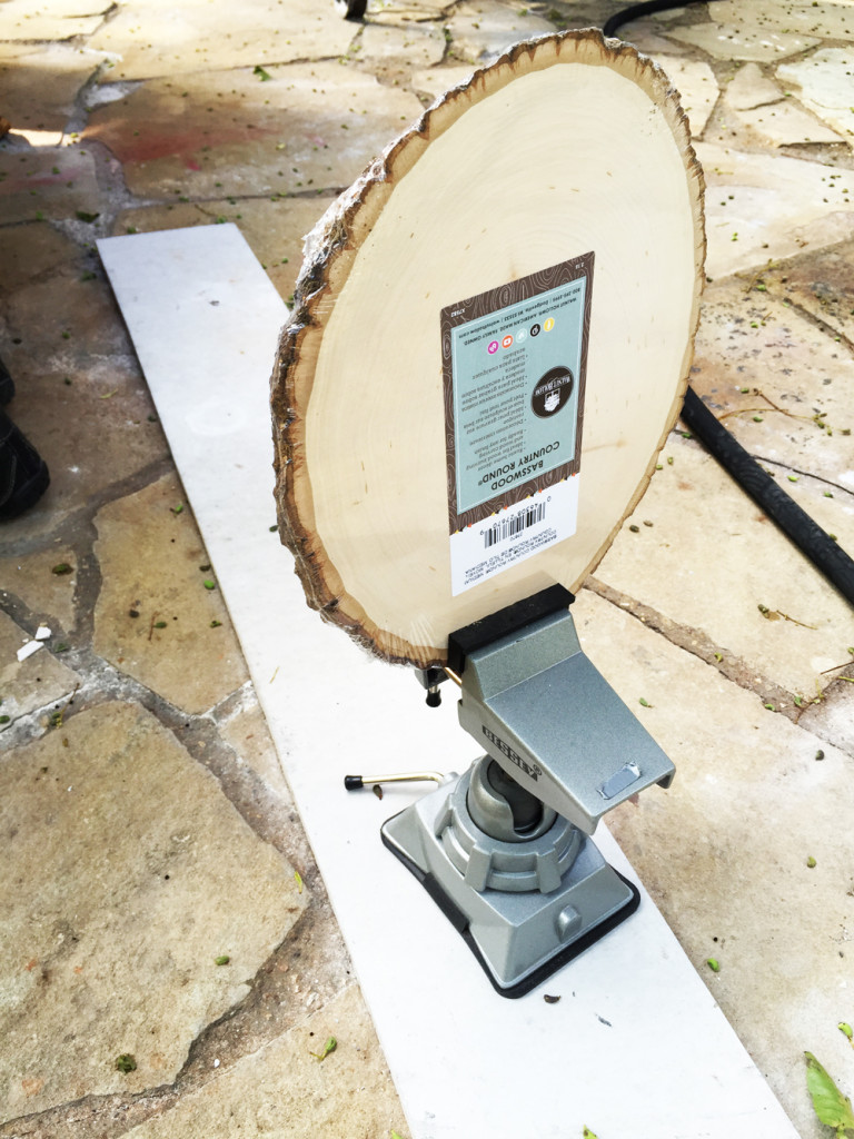 DIY Wood Squirrel Stand