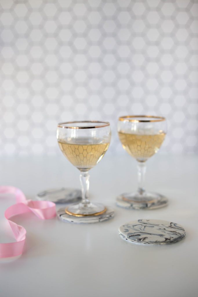 DIY Marble Coasters