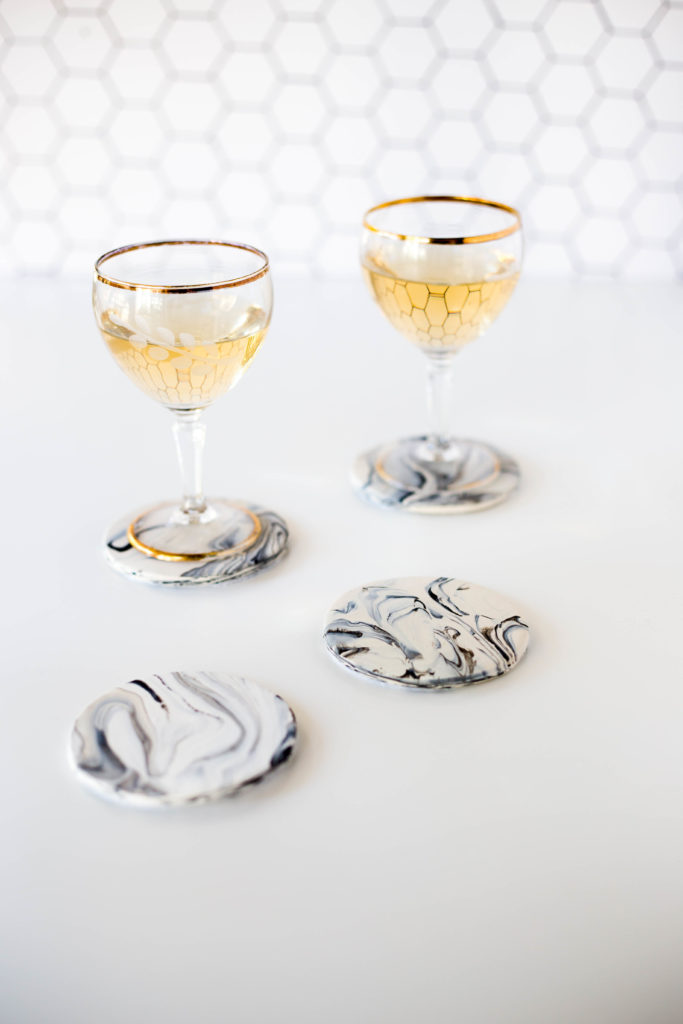 DIY Marble Coasters