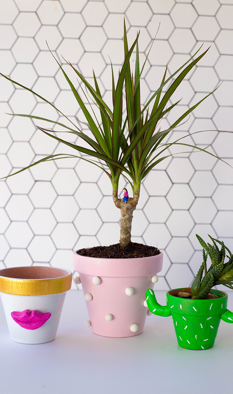 Polymer Clay Planters